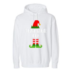 The Teacher Elf Garment-Dyed Fleece Hoodie