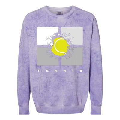 Tennis Colorblast Crewneck Sweatshirt