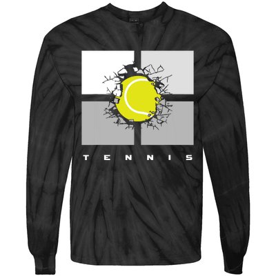 Tennis Tie-Dye Long Sleeve Shirt