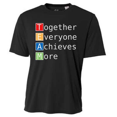 Team Together Everyone Achieves More Cooling Performance Crew T-Shirt