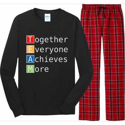 Team Together Everyone Achieves More Long Sleeve Pajama Set