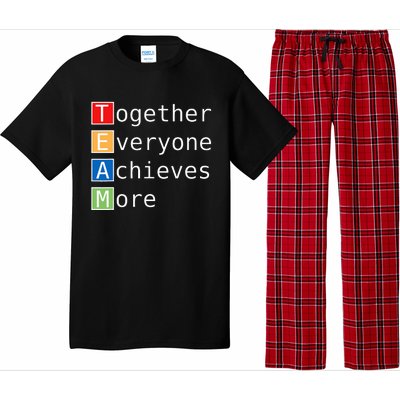 Team Together Everyone Achieves More Pajama Set