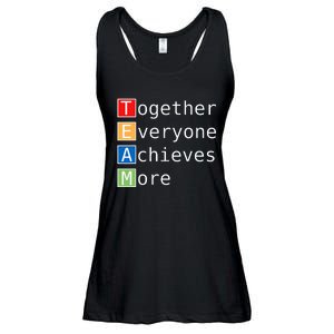 Team Together Everyone Achieves More Ladies Essential Flowy Tank