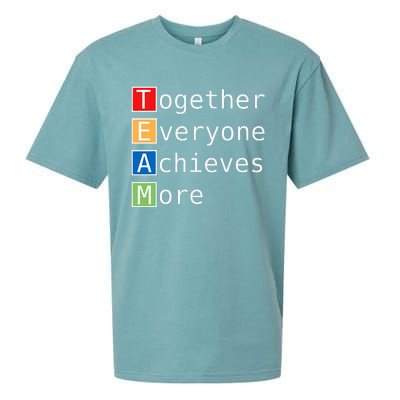 Team Together Everyone Achieves More Sueded Cloud Jersey T-Shirt