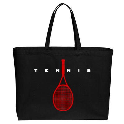 Tennis Cotton Canvas Jumbo Tote