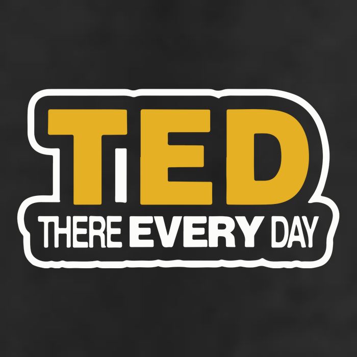 Ted There Every Day Golf Towel