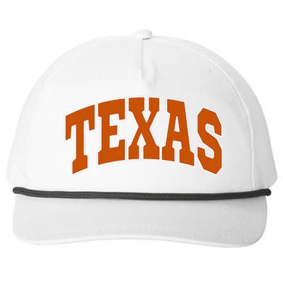 Texas Snapback Five-Panel Rope Hat