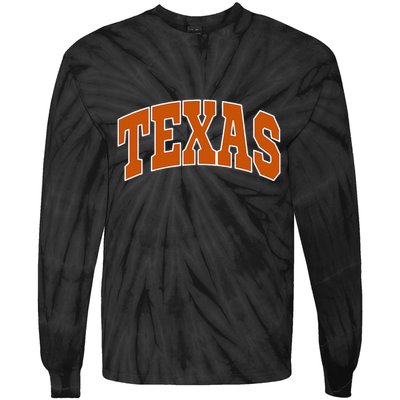 Texas Tie-Dye Long Sleeve Shirt