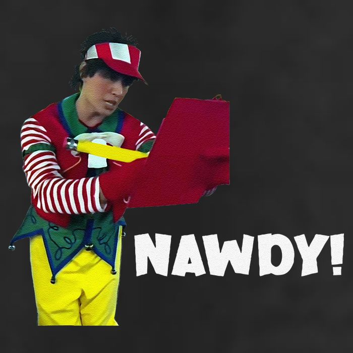 Tally The Elf Nawdy! Innocent Funny Christmas Holiday 7 Panel Mesh Trucker Snapback Hat
