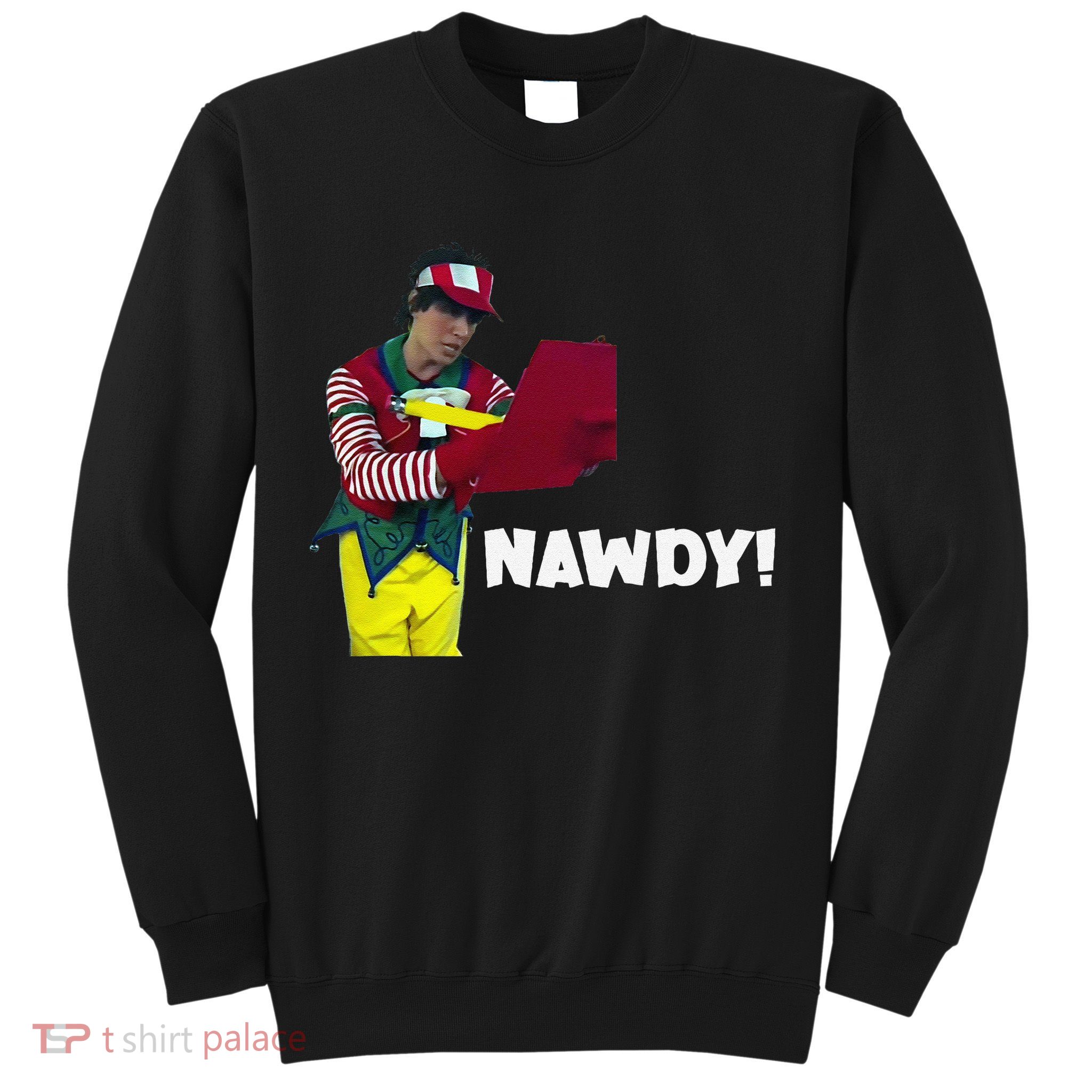 Tally The Elf Nawdy! Innocent Funny Christmas Holiday Sweatshirt