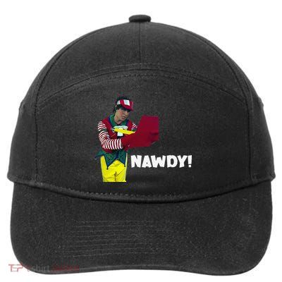 Tally The Elf Nawdy! Innocent Funny Christmas Holiday 7-Panel Snapback Hat