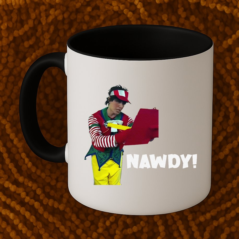 Tally The Elf Nawdy! Innocent Funny Christmas Holiday Mug