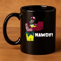 Tally The Elf Nawdy! Innocent Funny Christmas Holiday 11oz C Handle Ceramic Mug