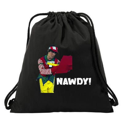Tally The Elf Nawdy! Innocent Funny Christmas Holiday Drawstring Bag