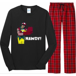 Tally The Elf Nawdy! Innocent Funny Christmas Holiday Long Sleeve Pajama Set