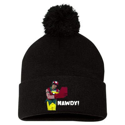 Tally The Elf Nawdy! Innocent Funny Christmas Holiday Pom Pom 12in Knit Beanie