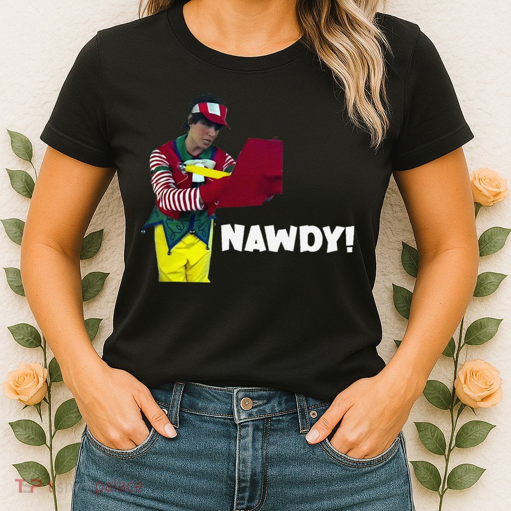 Tally The Elf Nawdy! Innocent Funny Christmas Holiday Womens T-Shirt