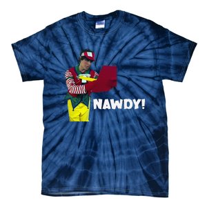 Tally The Elf Nawdy! Innocent Funny Christmas Holiday Tie-Dye T-Shirt