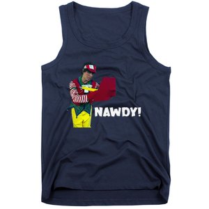 Tally The Elf Nawdy! Innocent Funny Christmas Holiday Tank Top