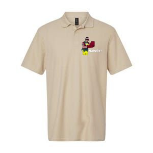 Tally The Elf Nawdy! Innocent Funny Christmas Holiday Softstyle Adult Sport Polo