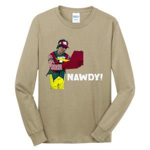 Tally The Elf Nawdy! Innocent Funny Christmas Holiday Tall Long Sleeve T-Shirt