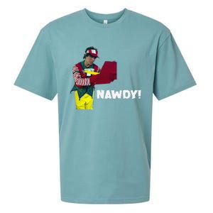 Tally The Elf Nawdy! Innocent Funny Christmas Holiday Sueded Cloud Jersey T-Shirt