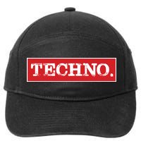 Techno 7-Panel Snapback Hat