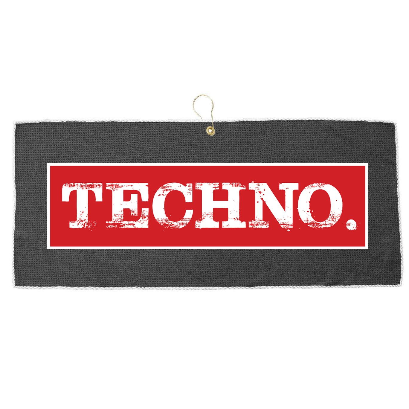 Techno Large Microfiber Waffle Golf Towel