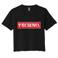 Techno Women's Crop Top Tee