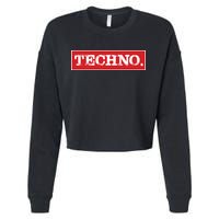 Techno Cropped Pullover Crew