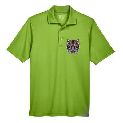 Tiger Trendy Easy Animal Print Tiger Cool Gift Men's Origin Performance Pique Polo