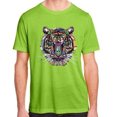 Tiger Trendy Easy Animal Print Tiger Cool Gift Adult ChromaSoft Performance T-Shirt