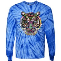 Tiger Trendy Easy Animal Print Tiger Cool Gift Tie-Dye Long Sleeve Shirt