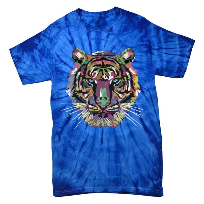 Tiger Trendy Easy Animal Print Tiger Cool Gift Tie-Dye T-Shirt