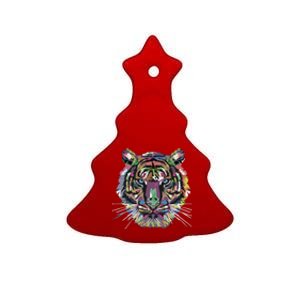 Tiger Trendy Easy Animal Print Tiger Cool Gift Ceramic Tree Ornament