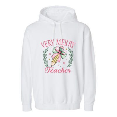 Teacher Garment-Dyed Fleece Hoodie