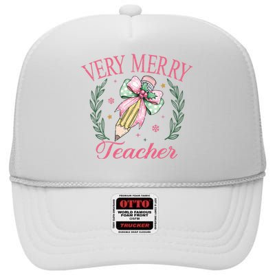 Teacher High Crown Mesh Back Trucker Hat