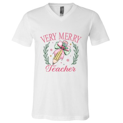 Teacher V-Neck T-Shirt