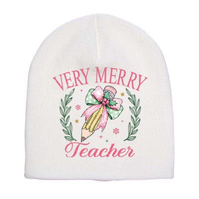 Teacher Short Acrylic Beanie