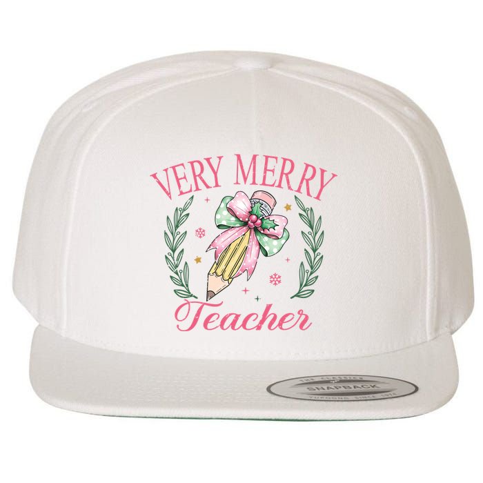 Teacher Wool Snapback Cap