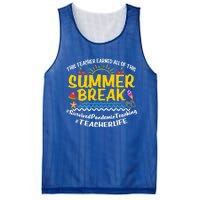 This Teacher Earned All Of This Summer Break Bruh We Out Gift Mesh Reversible Basketball Jersey Tank