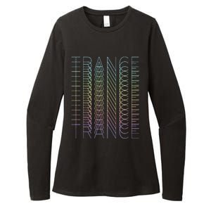 Trance Techno Edm Music Dj Rave Party Festival Womens CVC Long Sleeve Shirt