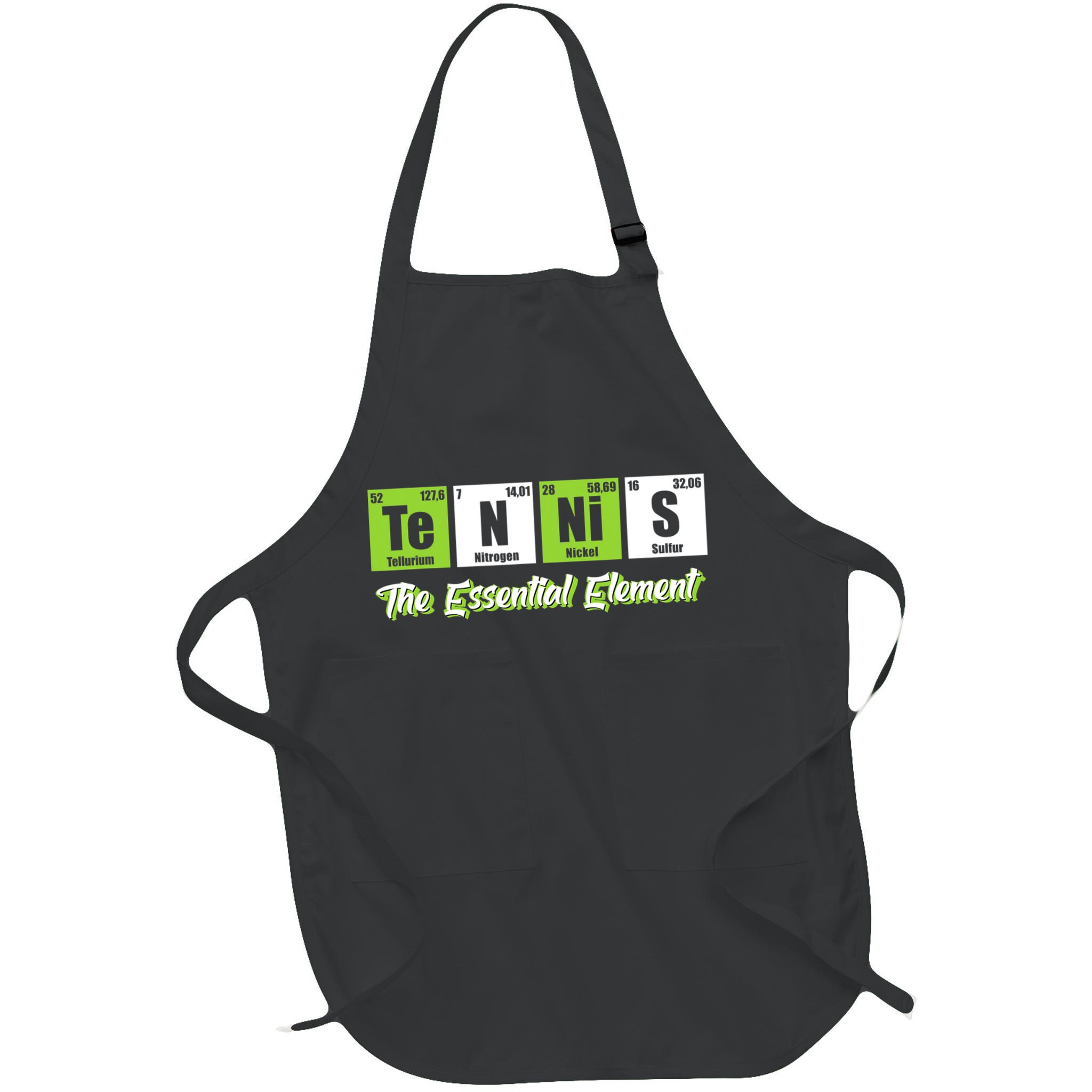Tennis The Essential Element Funny Love Tennis Apron