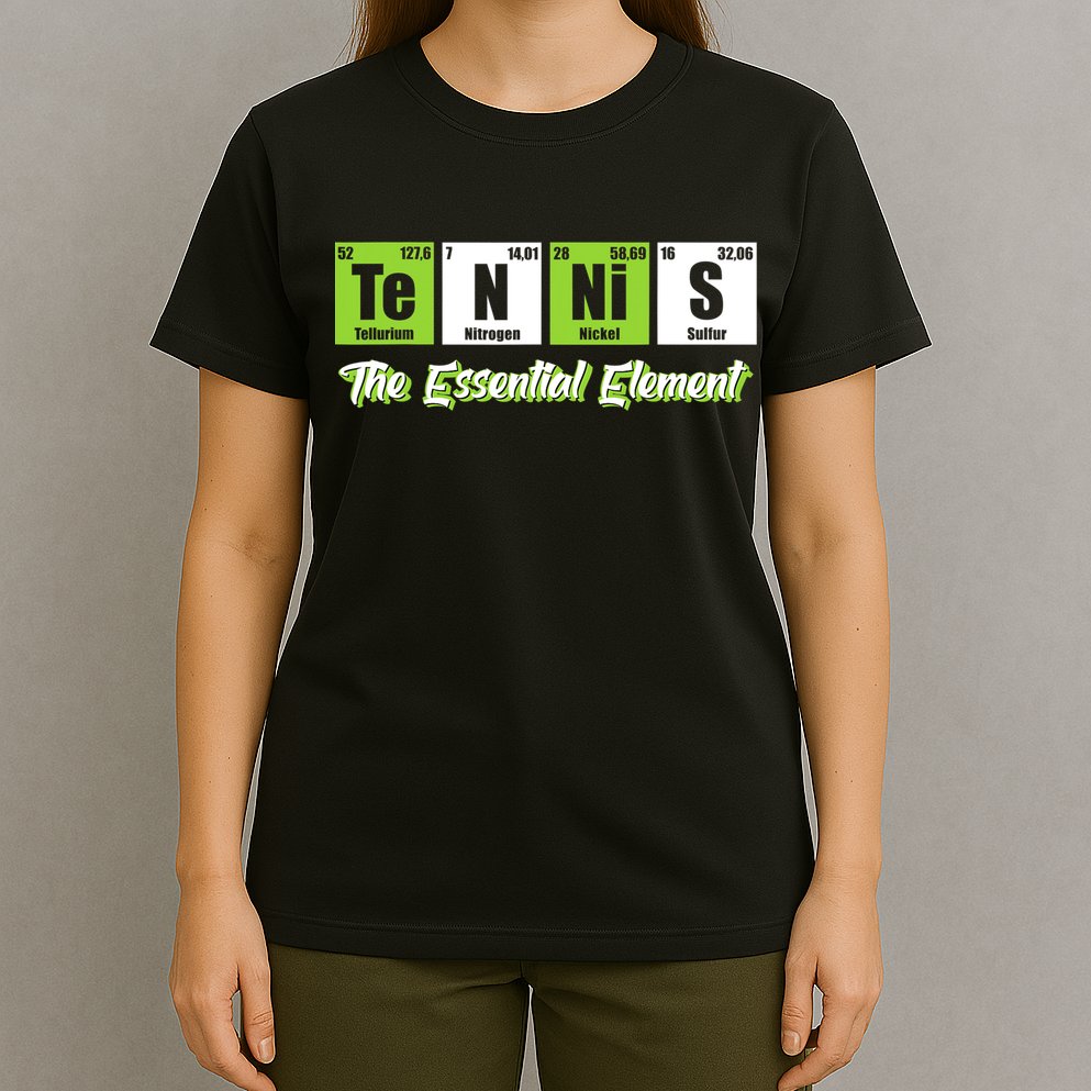Tennis The Essential Element Funny Love Tennis T-Shirt