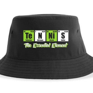 Tennis The Essential Element Funny Love Tennis Sustainable Bucket Hat