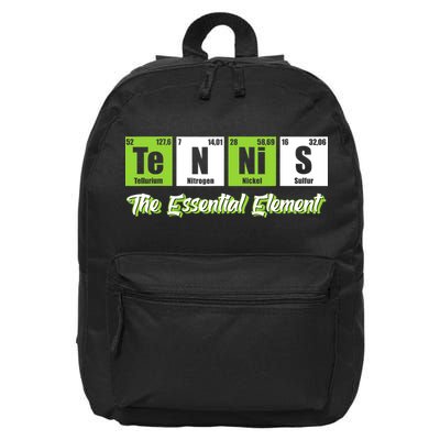 Tennis The Essential Element Funny Love Tennis 16 in Basic Backpack