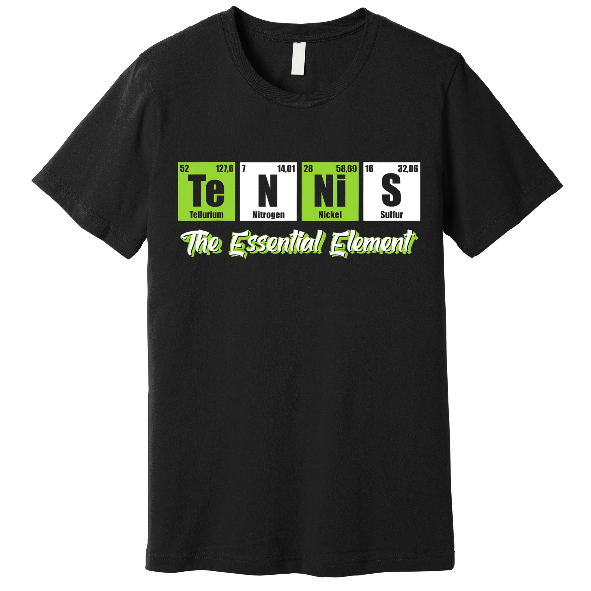 Tennis The Essential Element Funny Love Tennis Premium T-Shirt