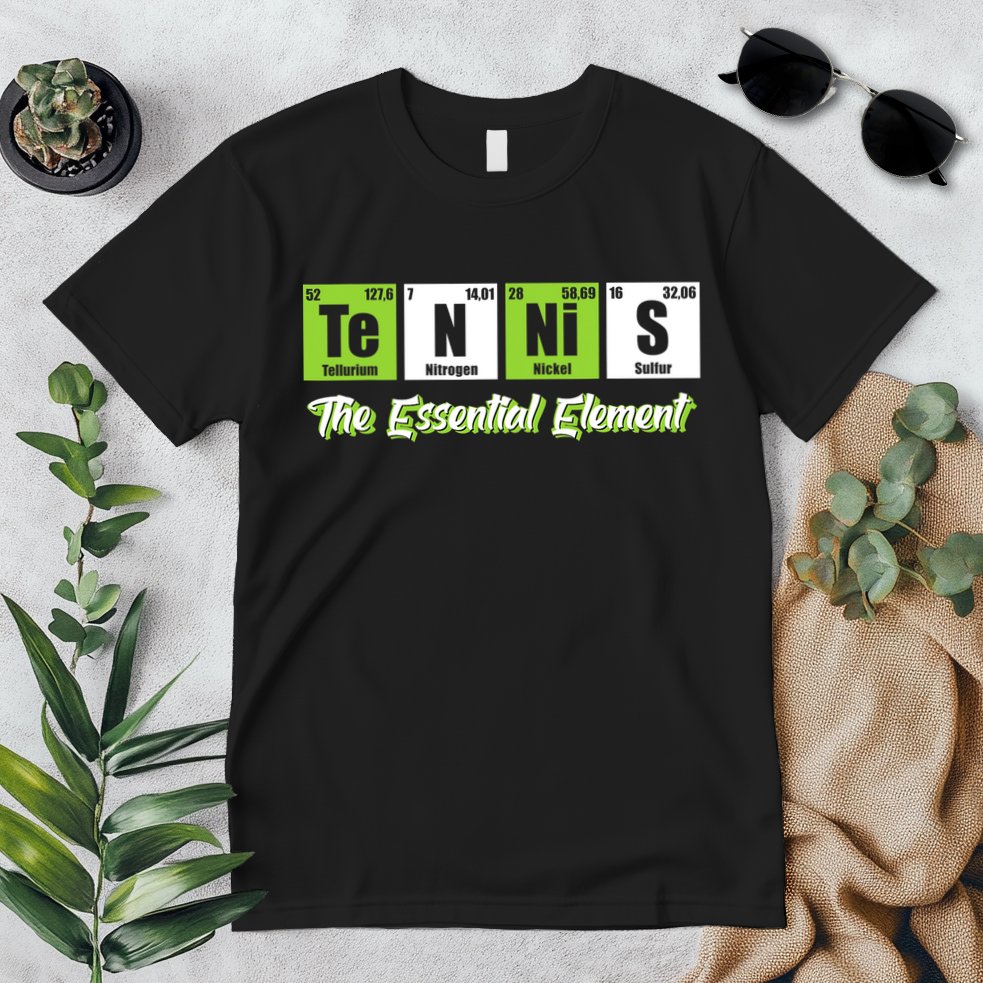 Tennis The Essential Element Funny Love Tennis Premium T-Shirt