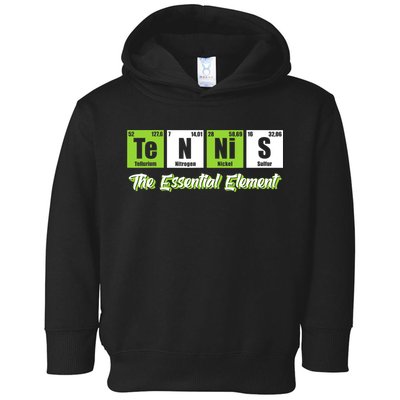 Tennis The Essential Element Funny Love Tennis Toddler Hoodie