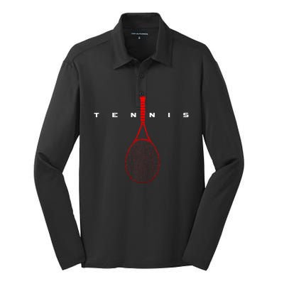 Tennis Silk Touch Performance Long Sleeve Polo